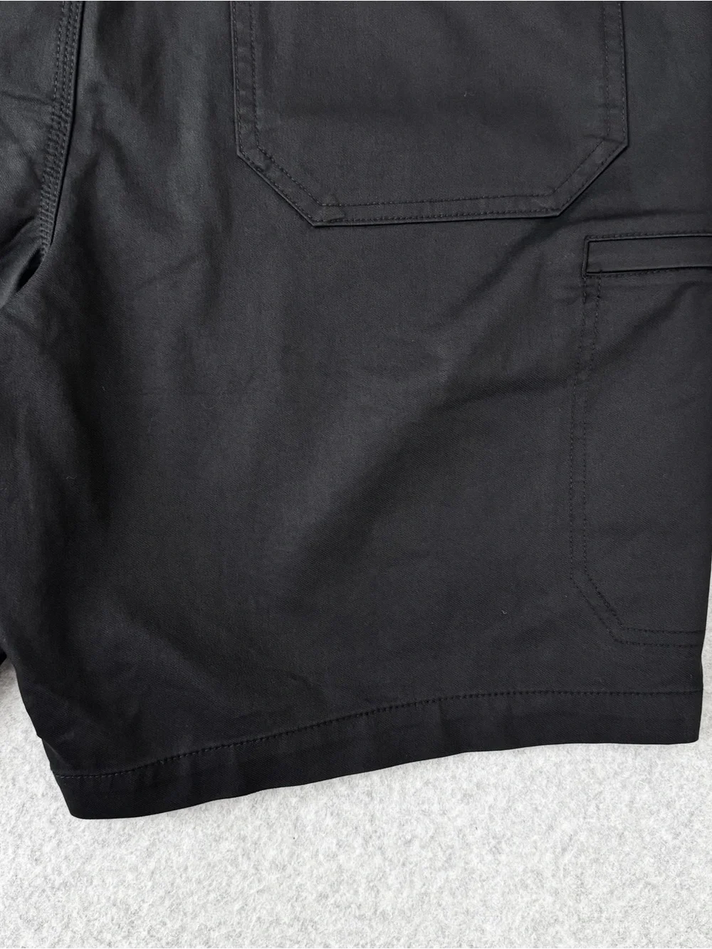 Wrangler Utility Shorts Mens 36 Black Performance Stretch Flex Waistband NWT